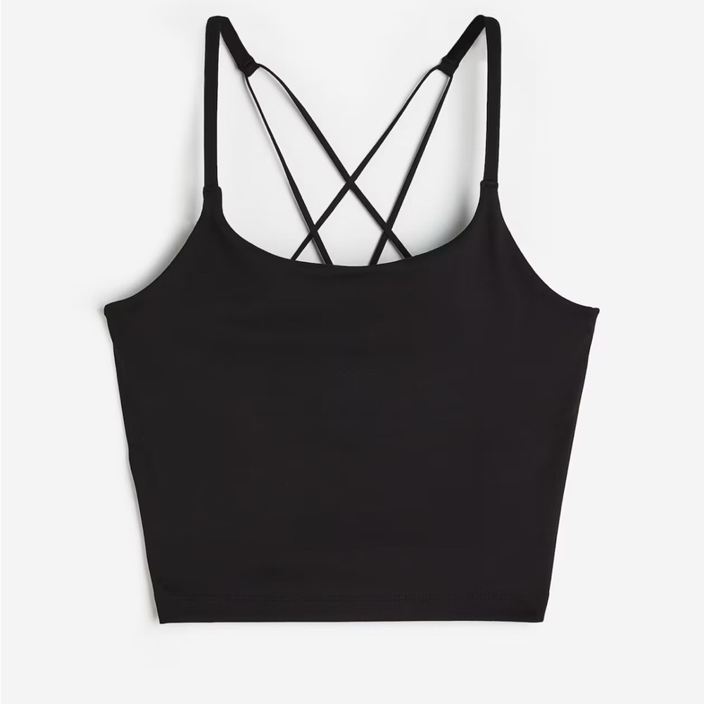 H&M DryMove Strappy Sports Crop